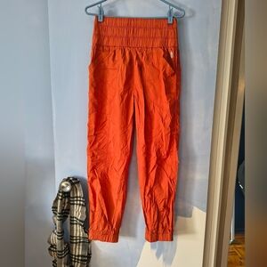 Free People Movement The Way Home Rust Orange Joggers M